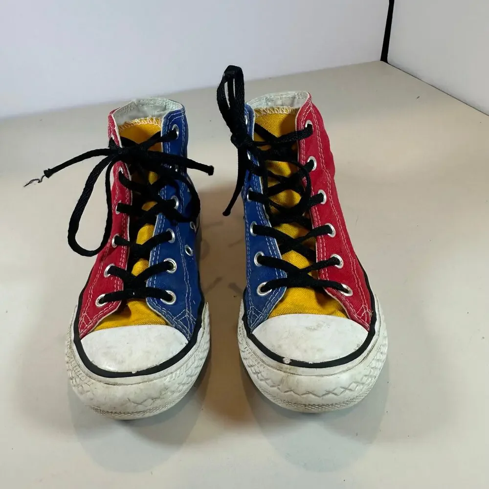 Converse Colorblock High Hi Top Chuck Taylor All Star Sneakers Little Kid Size 1